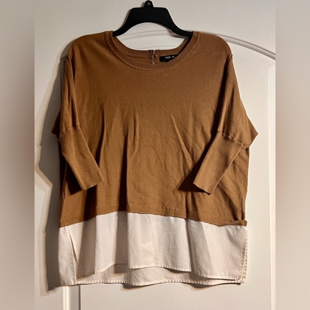 Style & co. Women's Layered Sweater Top‎